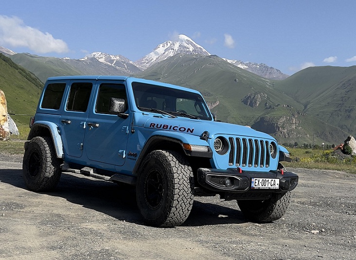 New in car hire in Georgia: Jeep Wrangler Rubicon is now available in Tbilisi and Batumi -