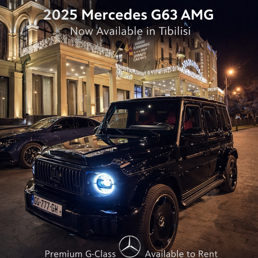 ​Meet the 2025 Mercedes G63 AMG - Car rental News in Tbilisi | Car rental in Tbilisi