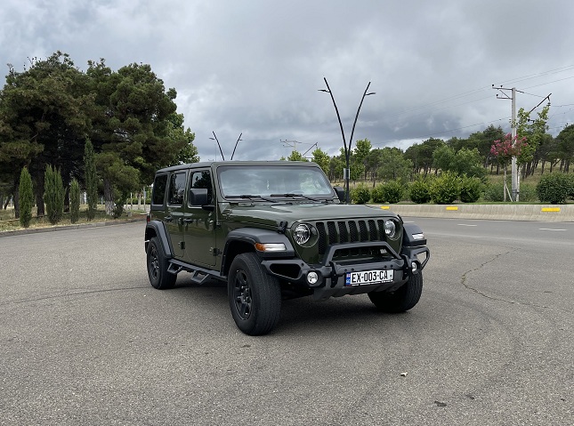 Another update of our fleet: Jeep Wrangler Sport -